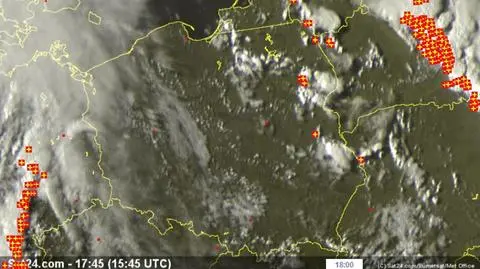 Front się rozmywa, burze wygasają