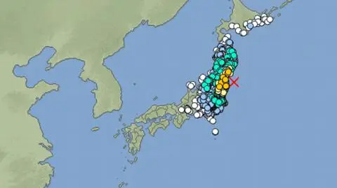 Silne wstrząsy niedaleko Fukushimy