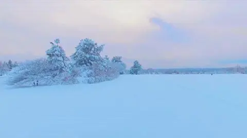 Biała wiosna w USA. Bajkowe krajobrazy zarejestrował dron