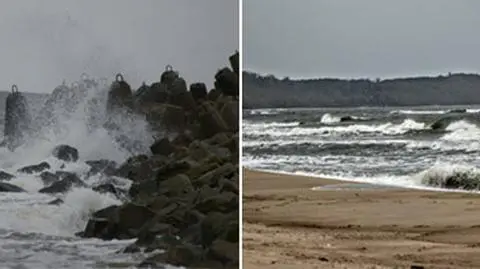 Wysokie fale i silny wiatr na Waszych zdjęciach