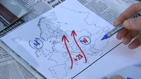 Rozkład ośrodków ciśnienia w Europie