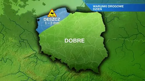 Pogoda na ogół sprzyjać będzie kierowcom