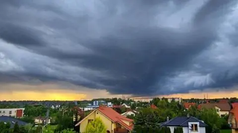 Burzowe chmury nad Polską