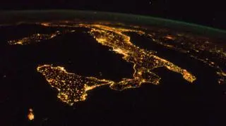 Widok z przelotu ISS nad Morzem Śródziemnym 18 sierpnia
