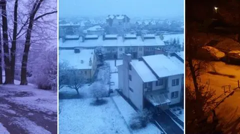 Zima w natarciu. Zaśnieżone ulice na Waszych zdjęciach