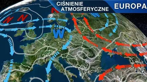 Ciśnienie atmosferyczne nad Europą