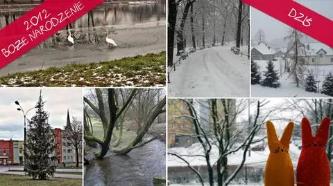 Pogodowe psikusy na święta