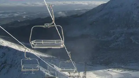 Widok z Kasprowego Wierchu, poniedziałkowy poranek