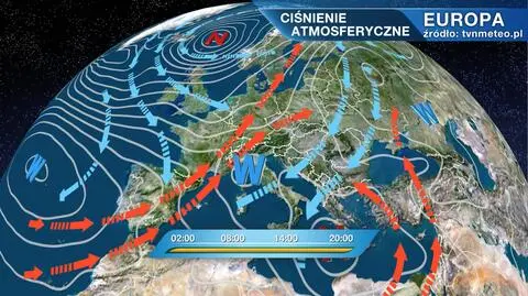 Ciśnienie atmosferyczne w Europie