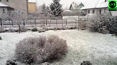 Zimny front przyniósł śnieg. Na ocieplenie jeszcze poczekamy