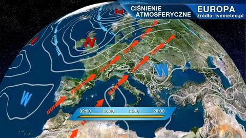 Pogodę w Polsce kształtuje wyż Rodegang 