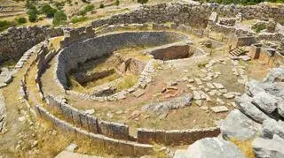 Ruiny greckiego akropolis