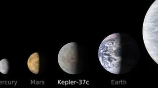 Najmniejsza egzoplaneta Kepler-37b jest niewiele większa od Księżyca