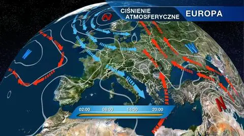 Ciśnienie atmosferyczne nad Europą