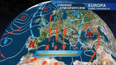 Ciśnienie atmosferyczne w Europie