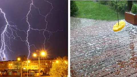 Grad, deszcz i pioruny. W czwartek pogoda zadziwiła intensywnością