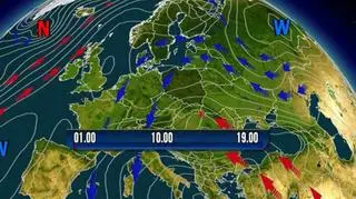 Ciśnienie atmosferyczne w Europie