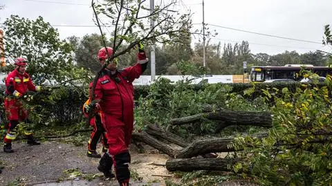 Huraganowy wiatr nad całą Polską. Jedna osoba zginęła, 18 zostało rannych