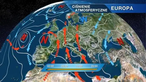 Ciśnienie atmosferyczne w Europie, 06.05.2016
