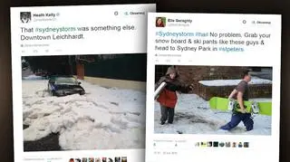 Gradobicie w Sydney w obiektywach mieszkańców