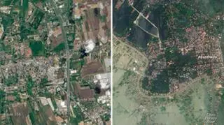 Miasto świątyń, Ayutthaya, przed i po przejściu fali powodziowej