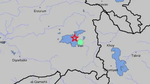 Kolejne trzesięnie ziemi w prowincji Wan 