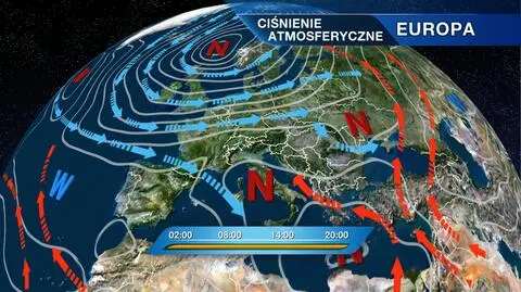 Ciśnienie atmosferyczne w Europie