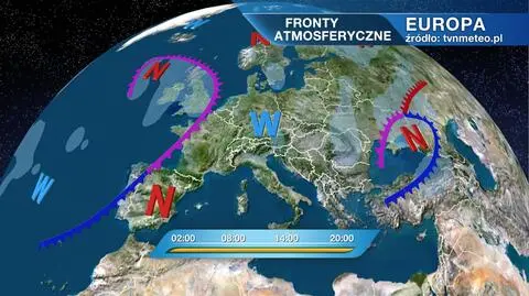 Fronty atmosferyczne nad Europą
