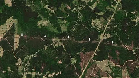 Ścieżka, jaką zostawiło tornado