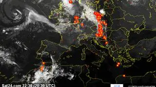 Front przesuwający się nad Europą