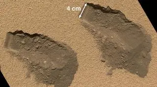 Stąd pobrał próbki Curiosity