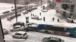 Kierowcy w Montrealu byli bezsilni wobec ataku zimy