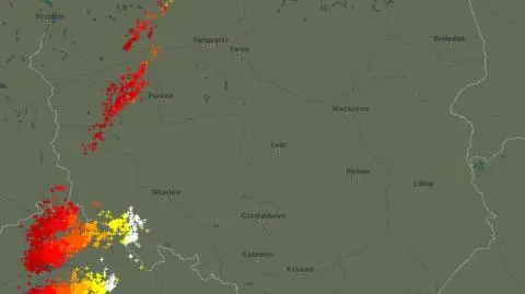 Ścieżka przechodzenia burz nad Polską