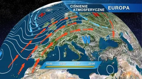 Sytuacja baryczna nad Europą