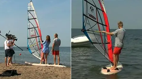 Co można robić wypoczywając nad morzem? Uprawiać windsurfing