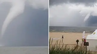 Wczoraj na Bałtyku wystąpiła trąba wodna. Zdjęcia otrzymaliśmy od Reportera 24. 