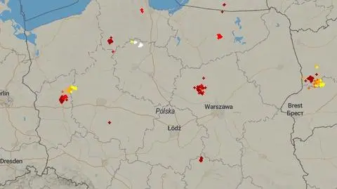 Wyładowania atmosferyczne nad Polską