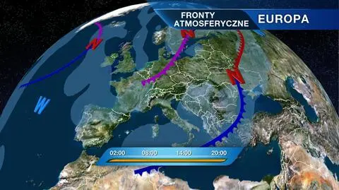 Fronty atmosferyczne nad Europą