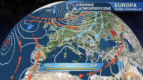 Ciśnienie atmosferyczne w Europie
