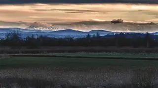 Wał fenowy nad Tatrami