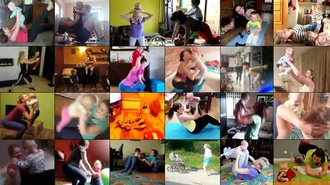 Aktywne mamy - ćwiczą z dziećmi i ich zabawkami