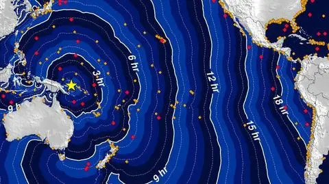 Mocne trzęsienie ziemi w Papui-Nowej Gwinei. Pojawiły się fale tsunami