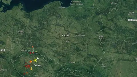 Wyładowania atmosferyczne nad Polską