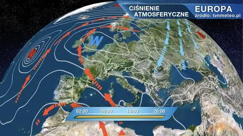 Ciśnienie atmosferyczne nad Europą