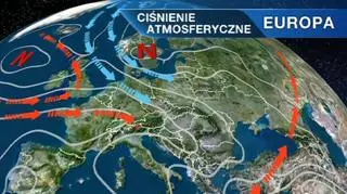 Ciśnienie atmosferyczne w Europie, 17 lipca