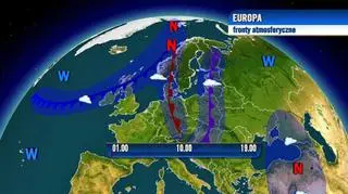 Sytuacja nad Europą