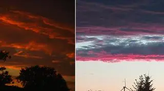 Barwne zakończenie deszczowego dnia