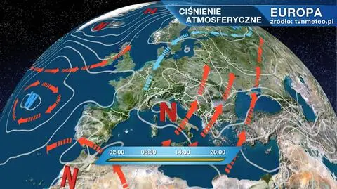 Ciśnienie atmosferyczne w Europie