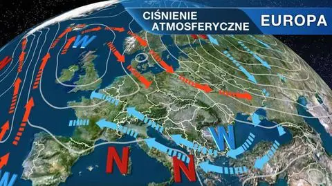 Sytuacja baryczna nad Europą