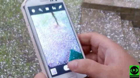 Przez wschodnią Polskę przeszły burze z gradem